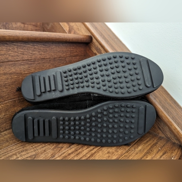 Ladies' Moccasin black suede  slip on Shoes Women's 11 new with tags - Picture 4 of 9